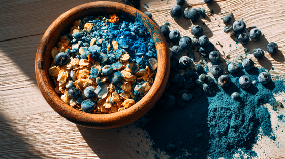 Granola Casera Azul